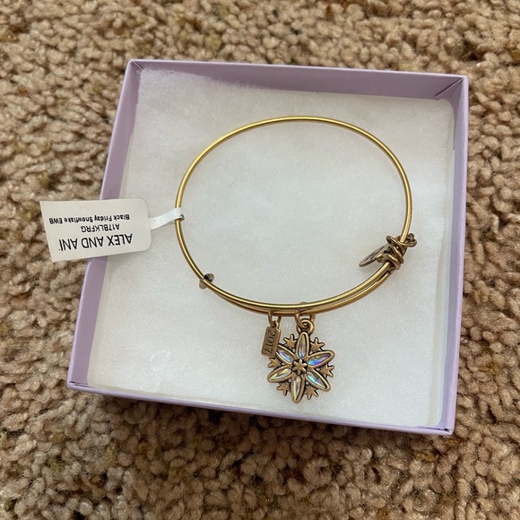 Snowflake Alex and Ani Bracelet - Picture 1 of 2